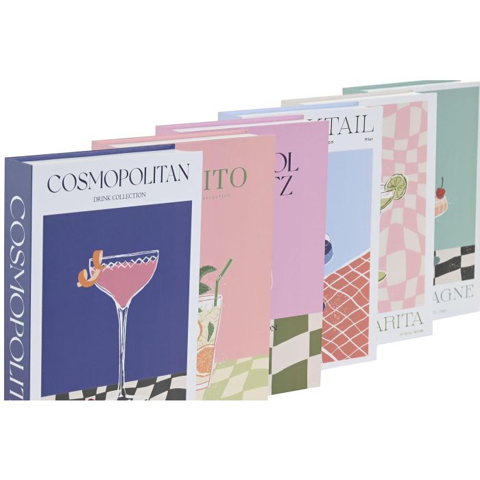 Caja Libro Basicos DKD Home Decor Multicolor 4.2 x 26.5 x 17 cm (6 Unidades) 1 Caja Libro Basicos DKD Home Decor Multicolor 4.2 x 26.5 x 17 cm (6 Unidades) 1