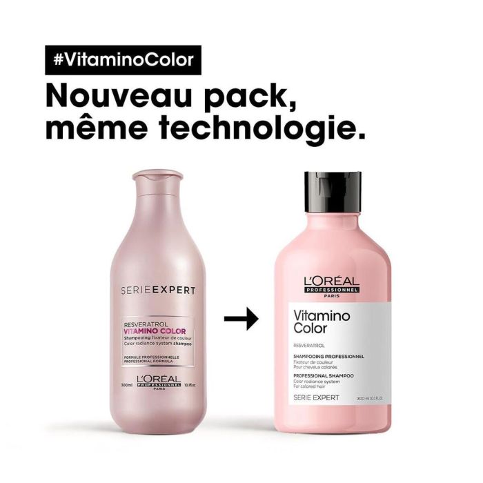 L'Oréal Professionnel Paris Champú Vitamino Color para Cabello Teñido 300 ml 2 L'Oréal Professionnel Paris Champú Vitamino Color para Cabello Teñido 300 ml 2