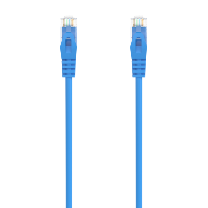 AISENS - CABLE DE RED LATIGUILLO RJ45 LSZH CAT.6A 500 MHZ UTP AWG24, AZUL, 25CM AISENS - CABLE DE RED LATIGUILLO RJ45 LSZH CAT.6A 500 MHZ UTP AWG24, AZUL, 25CM