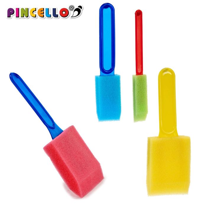 Juego 4 Estapulas Esponja Manualidades Pincello 13X2CM (36 Unidades) 2 Juego 4 Estapulas Esponja Manualidades Pincello 13X2CM (36 Unidades) 2