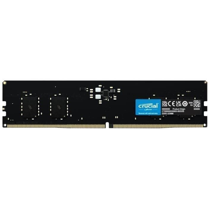 Memoria RAM - CRUCIAL - DDR5-4800 UDIMM - 8 GB (CT8G48C40U5) Memoria RAM - CRUCIAL - DDR5-4800 UDIMM - 8 GB (CT8G48C40U5)