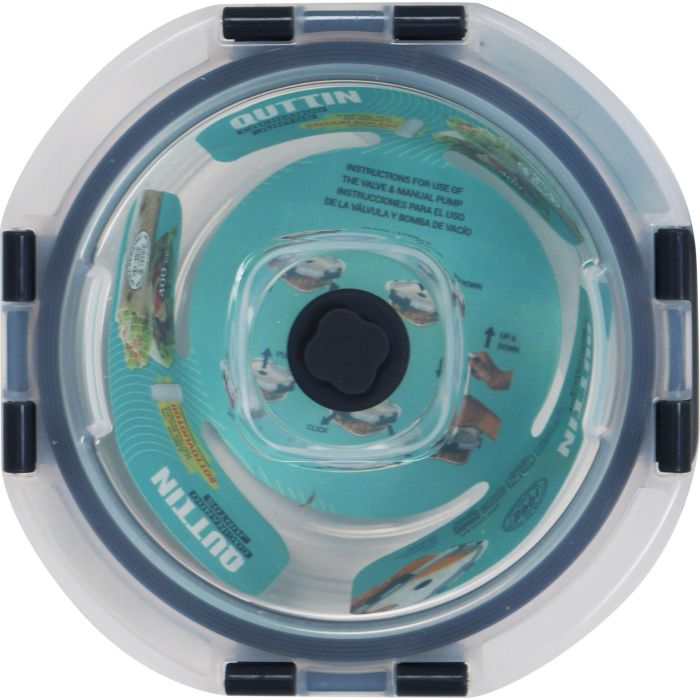 Quttin Fiambrera Redonda con Tapa, 400 cc, Ø15x6.2 cm (12 Unidades) 2