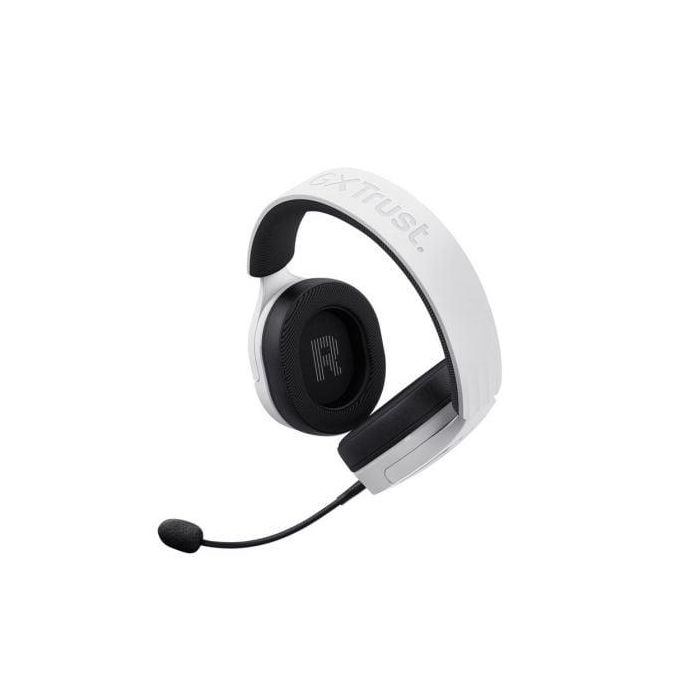 Trust Gaming GXT 491 Fayzo Auriculares Gaming Inalámbricos Dual 2.4GHz USB Bluetooth Micrófono Sonido 7.1 Virtual Jack 3.5mm Blancos 1