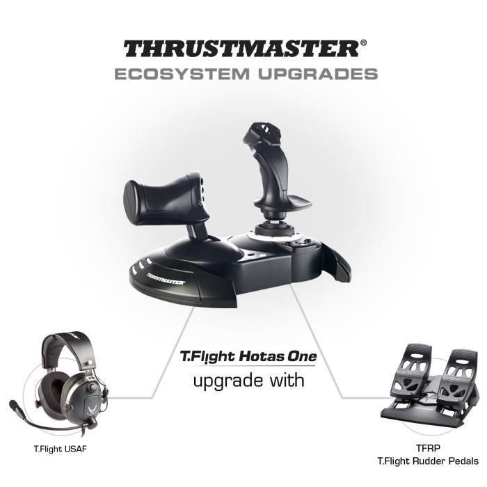 Thrustmaster T.Flight Hotas ONE Simulador de Vuelo para PC y Xbox One, Negro - 4460168 3 Thrustmaster T.Flight Hotas ONE Simulador de Vuelo para PC y Xbox One, Negro - 4460168 3