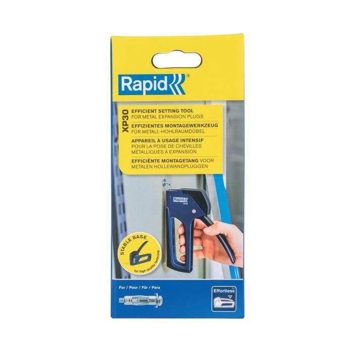 Rapid Herramienta de colocación xp30 para pladur, yeso y paredes huecas, ref 19861,19862 2