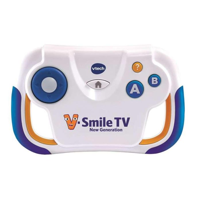 Vtech Videoconsola V.Smile TV Nueva Generación, Consola Educativa con 6 Mundos para Niños de 3 a 7 años, usa 2 pilas AA 4