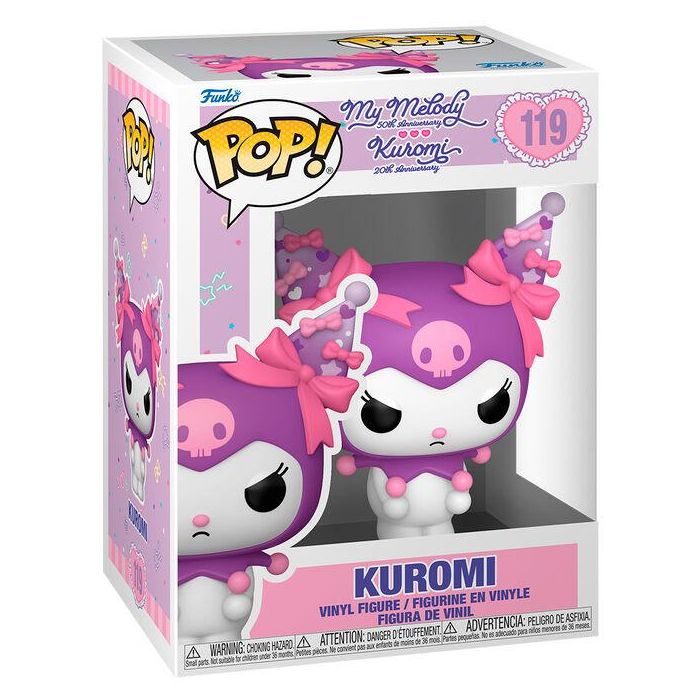 FUNKO Figura POP Hello Kitty 20th Anniversary Kuromi Grumpy de Vinilo en Caja Regalo