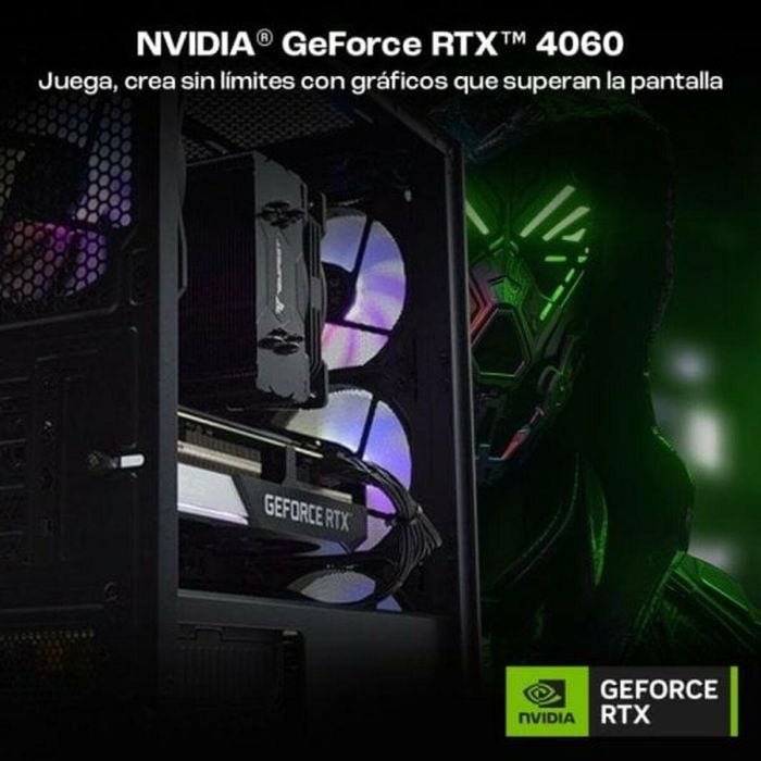 PC de Sobremesa PcCom 32 GB RAM 1 TB SSD Nvidia Geforce RTX 4060 4