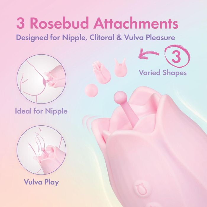 Masajeador Blush Play with me Rosa 3 Masajeador Blush Play with me Rosa 3