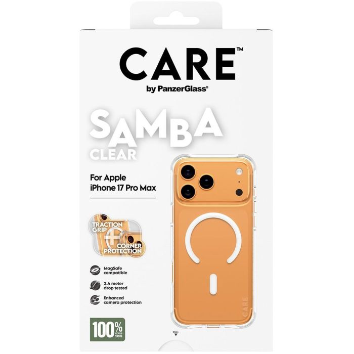 PanzerGlass 17 Pro Max Funda CARE Fashionable Samba Transparente Compatible MagSafe para iPhone 17 Pro Max 2 PanzerGlass 17 Pro Max Funda CARE Fashionable Samba Transparente Compatible MagSafe para iPhone 17 Pro Max 2