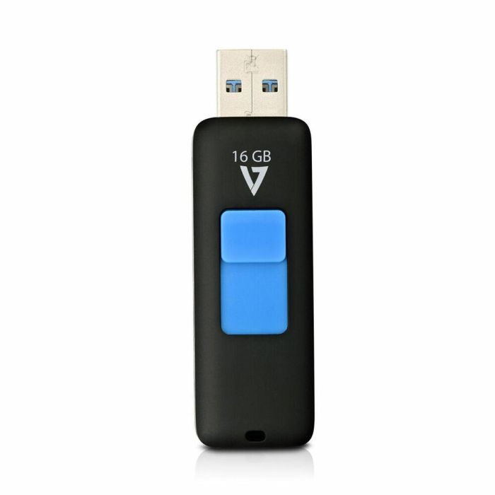 Tarjeta de Memoria Micro SD con Adaptador V7 VF316GAR-BLK-3N 16 GB Negro