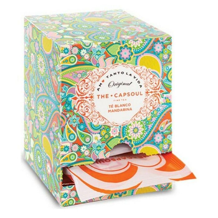 The Capsoul Té Blanco Mandarina con Bergamota - 15 Pirámides Ensobradas - Bebida Infusión Antioxidante Origen China The Capsoul Té Blanco Mandarina con Bergamota - 15 Pirámides Ensobradas - Bebida Infusión Antioxidante Origen China