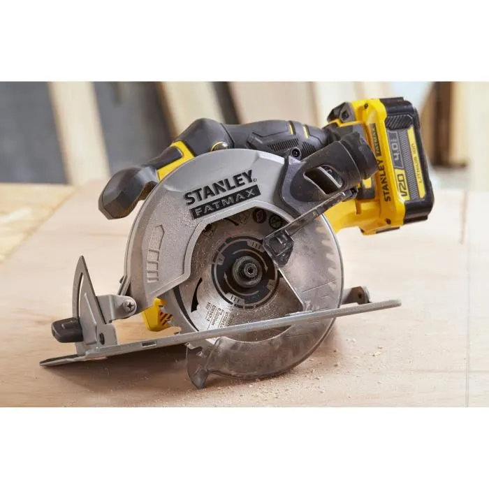 Stanley Fatmax SFMCS500M1S-QW Sierra Circular 165 mm 18 V Gama V20 4000 rpm Diámetro interior 16 mm 1