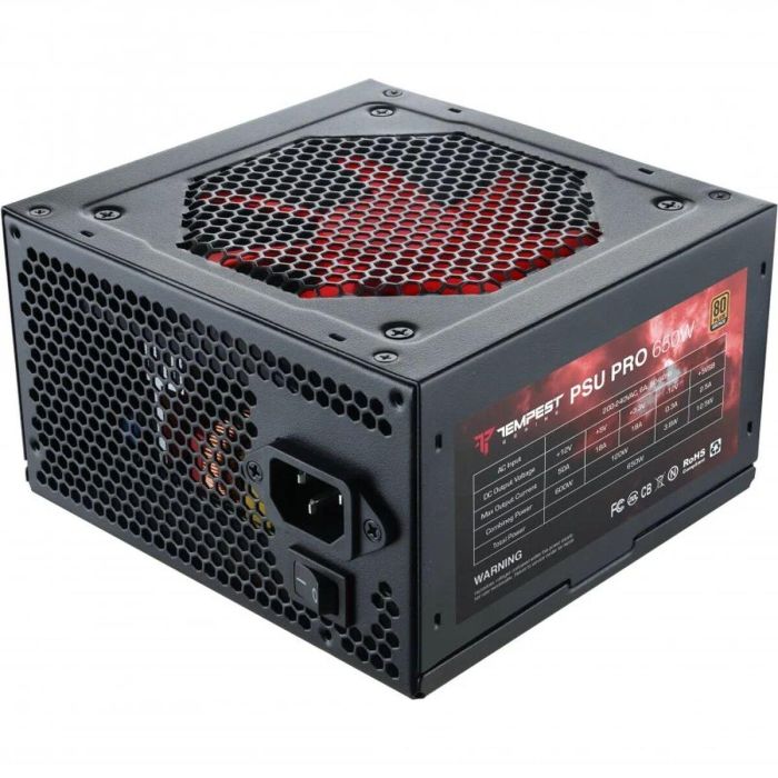 Fuente de Alimentación Gaming Tempest PSU PRO 650W