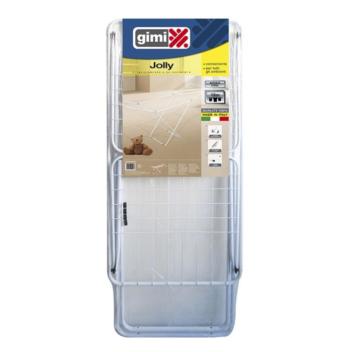 Gimi Tendedero Jolly C6 Acero Lacado Colores Surtidos 18 m Tendido Ref.153505 180x55x93 cm 4