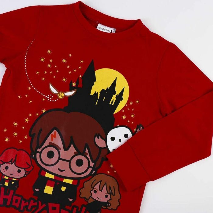 Pijama Infantil Harry Potter Rojo 3