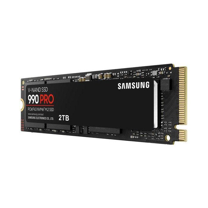 Samsung 990 PRO SSD Interno Alto Rendimiento V-NAND MLC 2 TB M.2 NVMe PCIe 4.0, 7450 MB/s Lectura, 6900 MB/s Escritura 2