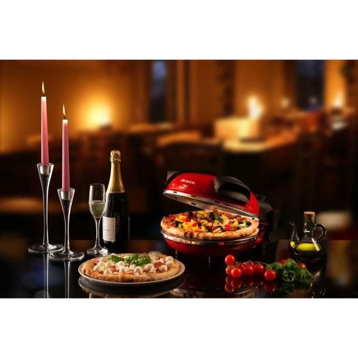 Ariete 909 Mini Horno para Pizza con Placa de Piedra Refractaria, 33 cm, 5 Niveles de Cocción, 400°C - Ideal para Pizza Fresca y Congelada 2 Ariete 909 Mini Horno para Pizza con Placa de Piedra Refractaria, 33 cm, 5 Niveles de Cocción, 400°C - Ideal para Pizza Fresca y Congelada 2