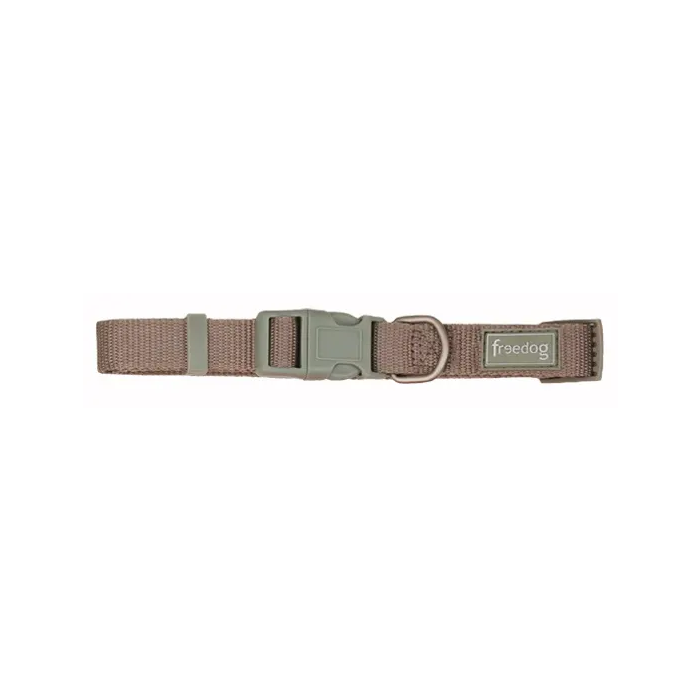 Freedog Collar de Nylon Basic Verde Salvia 10 mm
