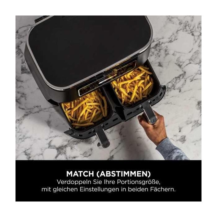 Ninja AF200EU Freidora de Aire Caliente Dual Zone 7.6 L (1.6 kg), Negro 11 Ninja AF200EU Freidora de Aire Caliente Dual Zone 7.6 L (1.6 kg), Negro 11