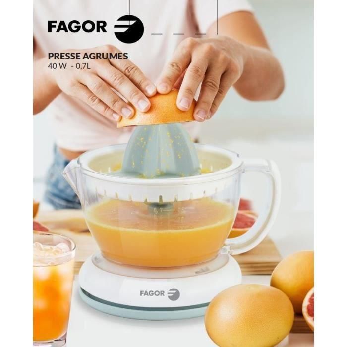 Exprimidor eléctrico de cítricos FAGOR FGPA07 700 ml 2 conos Pico vertedor 1 Exprimidor eléctrico de cítricos FAGOR FGPA07 700 ml 2 conos Pico vertedor 1