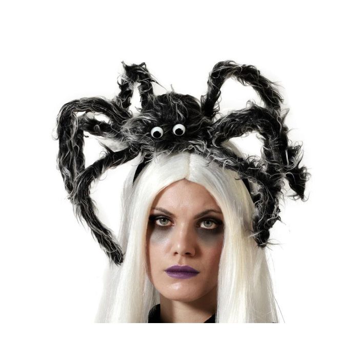 Cinturón Arácnido Negro Con Araña para Disfraz de Bruja, Criatura Oscura o Monstruo de Halloween