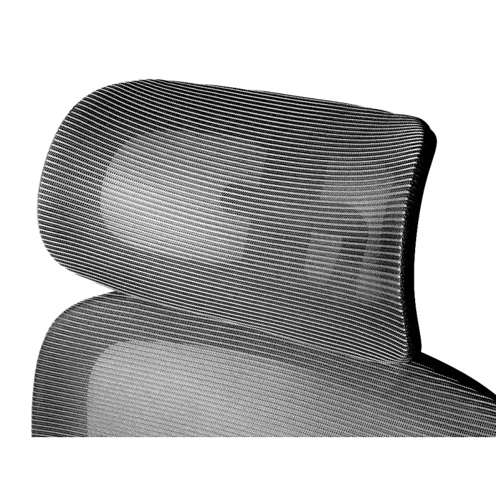 Q-connect Silla de Dirección Sorrento Malla con Base Metálica, Respaldo Transpirable, Reposabrazos Ajustables y Ruedas Premium, Color Gris, Alt Max 1320 mm 8