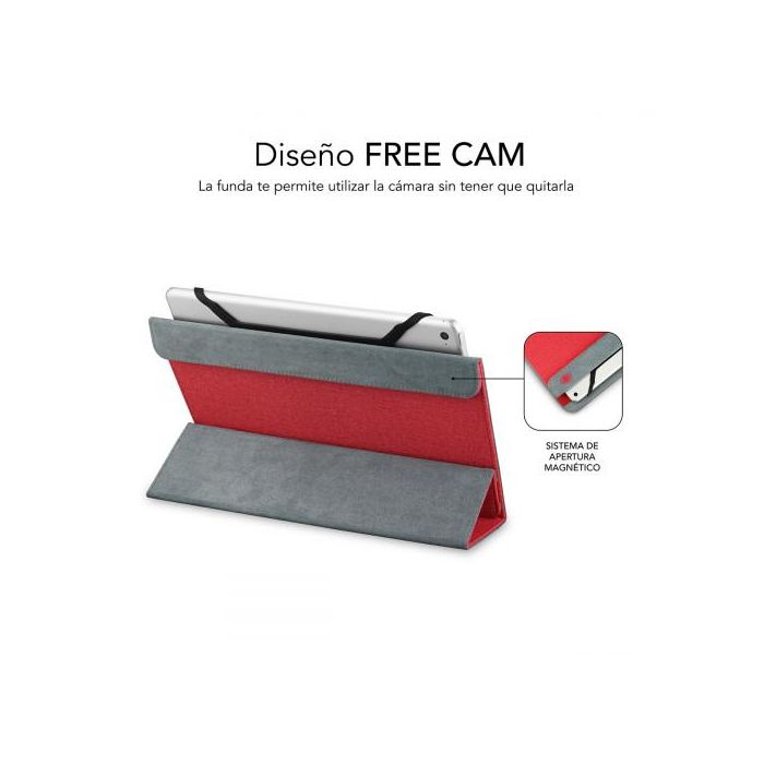 SUBBLIM Funda Tablet Freecam Case 10,1" Red 1
