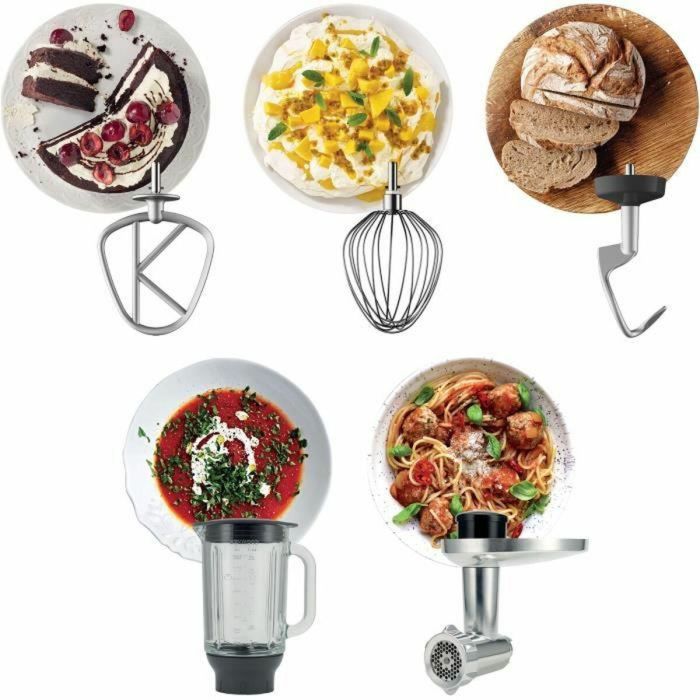 KENWOOD KVL4170S Chef XL 6.7L Blender Pastry Robot + Metal Chopper - Color plateado 6