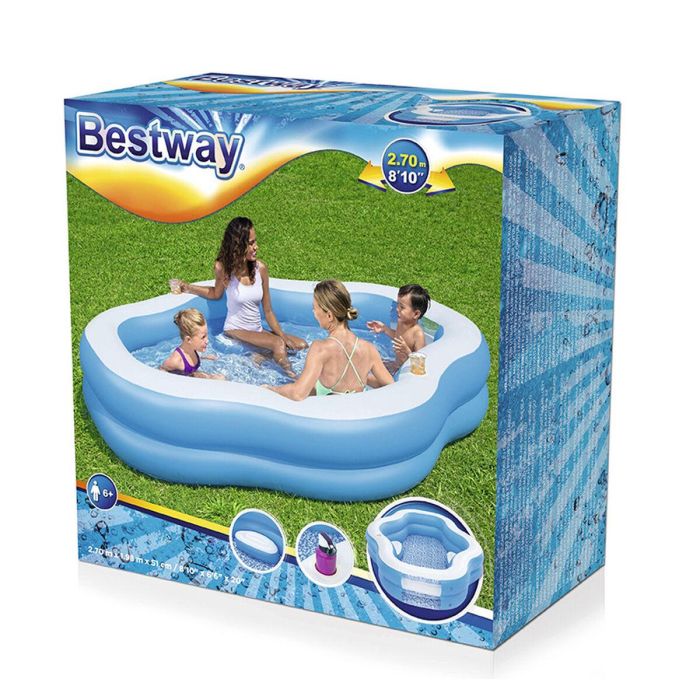 Piscina Hinchable Bestway 270 x 198 x 51 cm Blanco 22