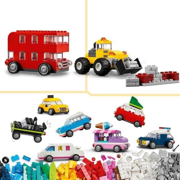 LEGO 11036 Classic Vehículos Creativos, Maquetas de Coche, Vehículo de Policía, Camión y Otros 2 LEGO 11036 Classic Vehículos Creativos, Maquetas de Coche, Vehículo de Policía, Camión y Otros 2