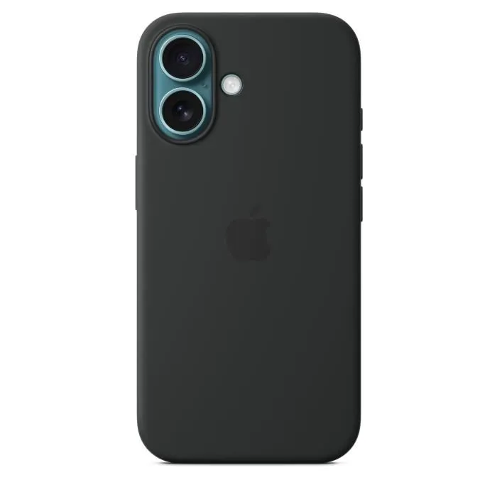 Apple iPhone 16 Funda de Silicona con MagSafe Negra 1