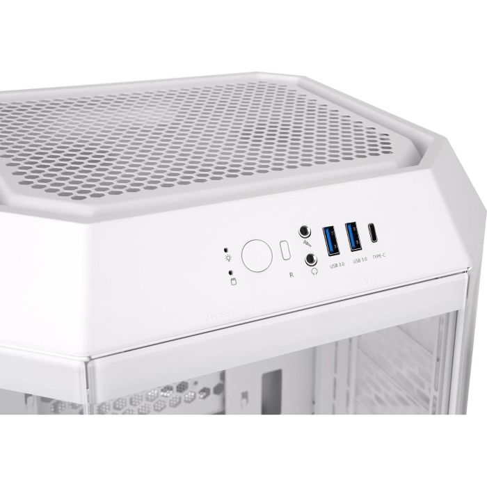 Thermaltake The Tower 250 Snow Mini Torre PC Blanco con Pantalla LCD 3.9 Pulgadas y Soporte para Discos 2.5/3.5" 3 Thermaltake The Tower 250 Snow Mini Torre PC Blanco con Pantalla LCD 3.9 Pulgadas y Soporte para Discos 2.5/3.5" 3