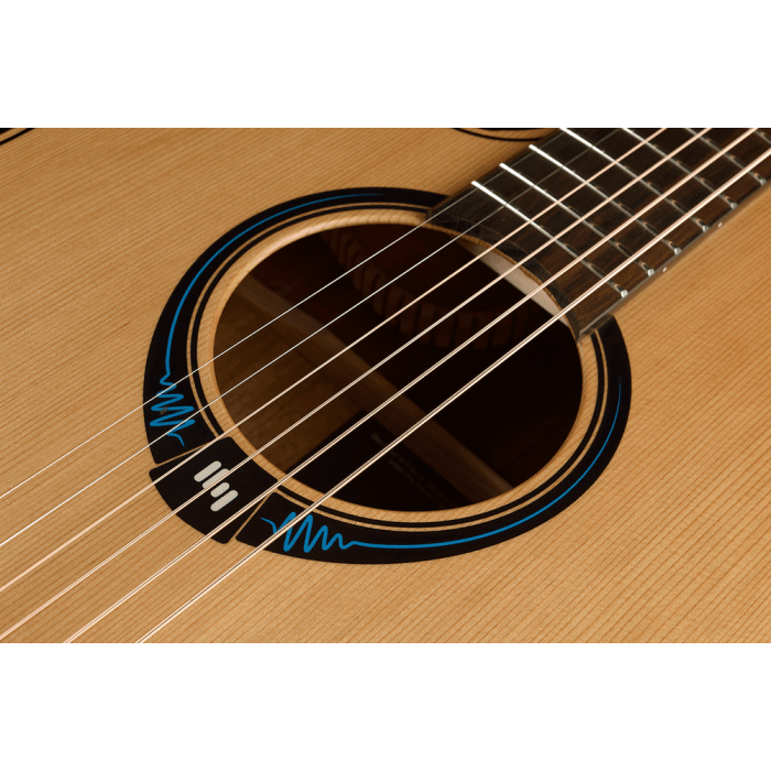 Guitarra Acústica Lâg Dreadnought Hyvibe 10 A/E Cutaway Con Funda Delux - Zurdos 7