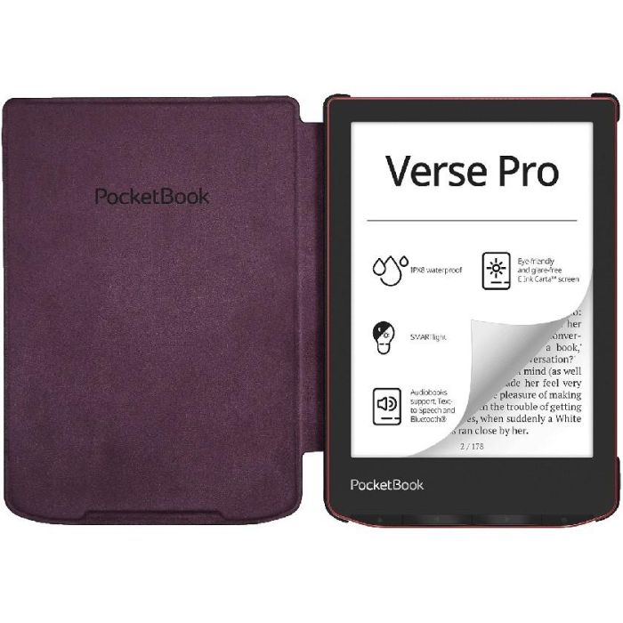 Pocketbook Funda Shell Series Verse +, Carcasa Rombhus print blanco y negro para Verse y Verse Pro 3 Pocketbook Funda Shell Series Verse +, Carcasa Rombhus print blanco y negro para Verse y Verse Pro 3