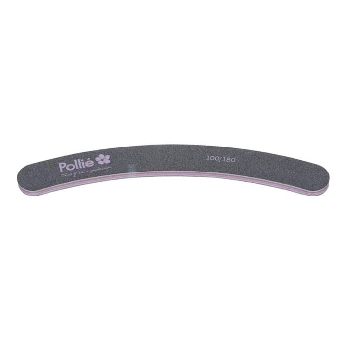POLLIE Lima curvada negra 100/180 19x178mm para mujer POLLIE Lima curvada negra 100/180 19x178mm para mujer