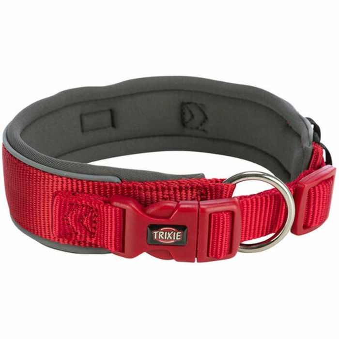 Collar para Perro Trixie Premium Rojo Grafito M/L 40-48 cm 7 Collar para Perro Trixie Premium Rojo Grafito M/L 40-48 cm 7