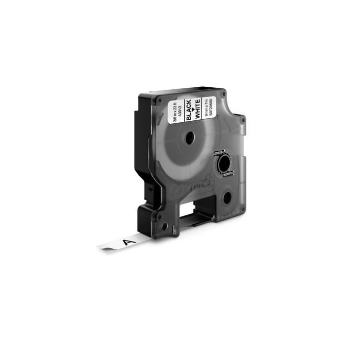 DYMO Cinta LM D1 Multipack 12mmx7mVALUE PACK (S0720530 10 rollos) Negro/Blanco