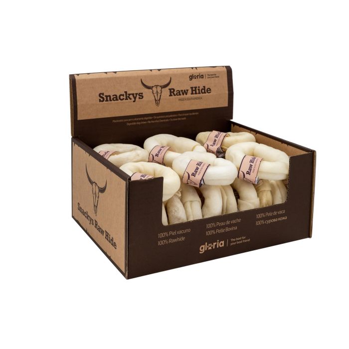 Snackys 8432288110225 Masticable para Perro Piel Vacuno Donut Altamente Digerible para Salud Dental 8-9 cm 20 Unidades 2 Snackys 8432288110225 Masticable para Perro Piel Vacuno Donut Altamente Digerible para Salud Dental 8-9 cm 20 Unidades 2