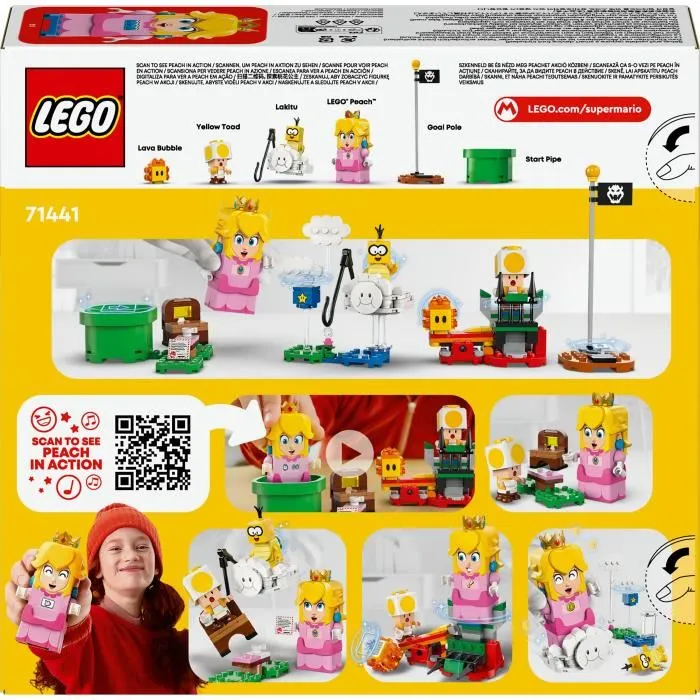 Lego Super Mario 71441 Las Aventuras de Peach Juguete Interactivo 1