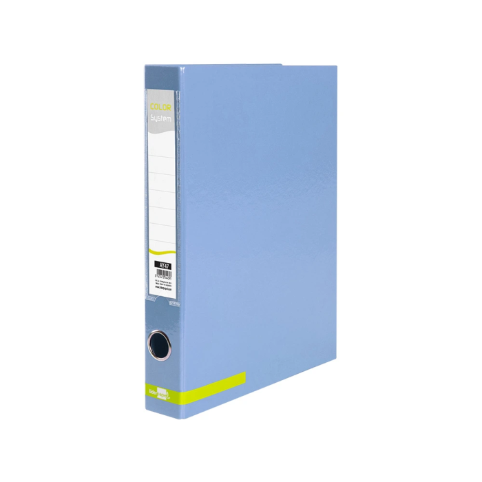 Liderpapel Carpeta de 2 Anillas 25 mm A4 Forrada Celeste con Ollao y Tarjetero 1