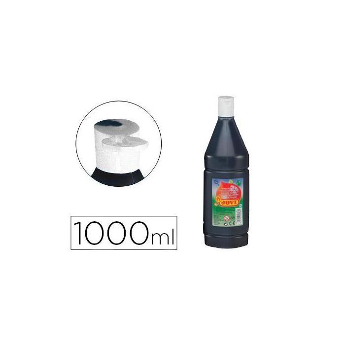 Jovi Témpera Líquida Paint Negro Botella 1000 mL