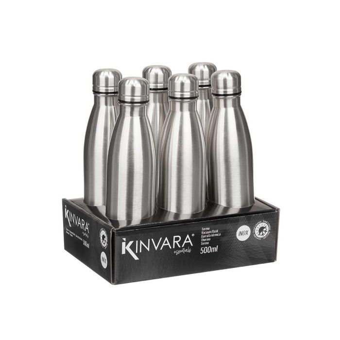 Termo de Acero Inoxidable Kinvara 500 ml - 7x27.5x7 cm (12 Unidades) 2 Termo de Acero Inoxidable Kinvara 500 ml - 7x27.5x7 cm (12 Unidades) 2