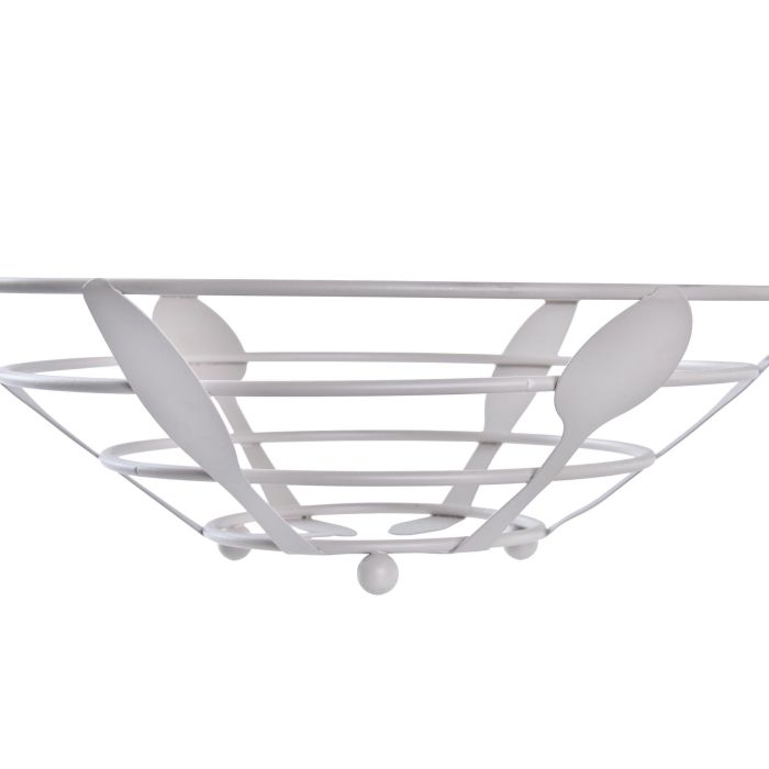 DKD Home Decor Frutero Vintage Verde Menta Beige Metal 28 x 9 x 28 cm (4 Unidades) 2