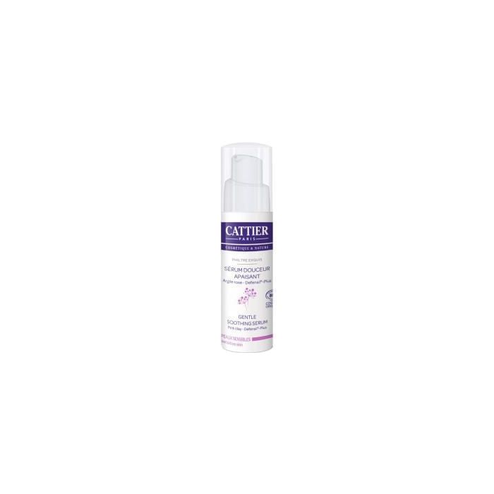 CATTIER Serum Calmante Suavizante para Piel Sensible y Reactiva con Defensil®-Plus y Lino Marrón 30ml
