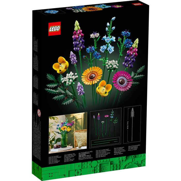 LEGO 10313 Ramo de Flores Silvestres Icons para Construir Adultos - 8 Variedades de Flores, Tallos Ajustables, Ideal Regalo 11 LEGO 10313 Ramo de Flores Silvestres Icons para Construir Adultos - 8 Variedades de Flores, Tallos Ajustables, Ideal Regalo 11