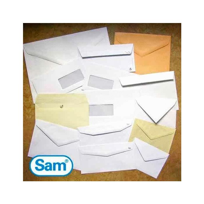 Sam Sobre Din C5 A-160230 Autoadhesivo Con Tira De Silicona 162x229 90g Blanco 500 Sobres