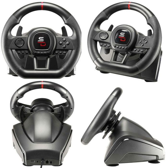 SUPERDRIVE GS650-X Volante de Carreras con Cambio Manual, 3 Pedales y Levas para PS4 / Xbox 6 SUPERDRIVE GS650-X Volante de Carreras con Cambio Manual, 3 Pedales y Levas para PS4 / Xbox 6
