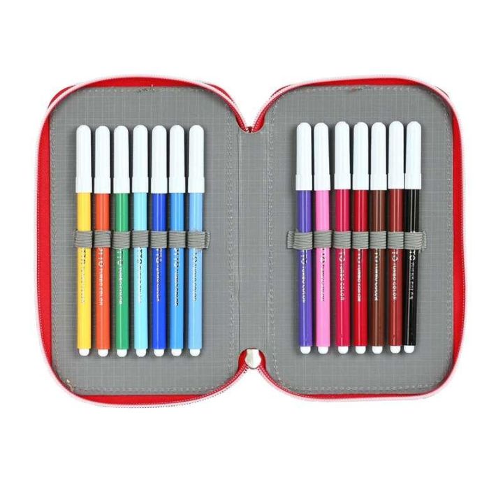 Plumier Doble Sevilla Fútbol Club Rojo (28 piezas) 5 Plumier Doble Sevilla Fútbol Club Rojo (28 piezas) 5