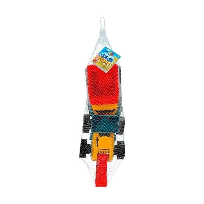 Camion 18 cm y excavadora plastico 26 cm de playa 2 Camion 18 cm y excavadora plastico 26 cm de playa 2